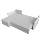 Угловой диван «Лига 004», механизм еврокнижка, левый угол, экокожа, цвет белый - Фото 9