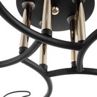 Люстра "Джеро" 5х60Вт Е27 черный/золото 54х54х25см SVK 9950621