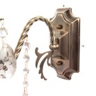 Бра "Лиза" 1х60Вт Е14 бронза 27х11х38см - фото 22980250