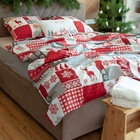Постельное бельё «Этель» 2 сп New Year's patchwork 175х215 см, 200х220 см,70х70 см -2 шт,бязь 125 г/м2 9823656 - фото 13581379