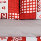 Постельное бельё «Этель» 2 сп New Year's patchwork 175х215 см, 200х220 см,70х70 см -2 шт,бязь 125 г/м2 9823656 - фото 13581385