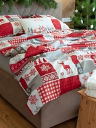 Постельное бельё «Этель» дуэт New Year's patchwork 143х215 см 2 шт,220х240см,70х70см-2шт,бязь 125г/м2 9823658 - фото 13211941