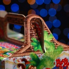 Подарочная новогодняя коробка «Лукошко» 28?15.1?20.8 см (комплект 2 шт) - фото 54755270