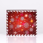 Складная коробка "Новогодняя посылка", 31,2 х 25,6 х 16,1 см - Фото 4