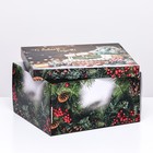 Складная коробка "Новогодние подарки", 31,2 х 25,6 х 16,1 см - Фото 7