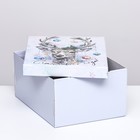 Складная коробка "Новогодний Олень", 31,2 х 25,6 х 16,1 см - Фото 5