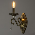 Бра "Кента" 1х40Вт Е14 бронза 20х10х33,5см - фото 22999895