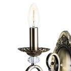 Бра "Кента" 1х40Вт Е14 бронза 20х10х33,5см - фото 22999897