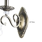 Бра "Кента" 1х40Вт Е14 бронза 20х10х33,5см - фото 22999900