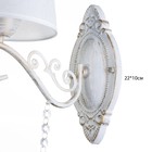 Бра "Кеничи" 1х40Вт Е27 белый 27х15х38см - фото 22999908