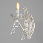 Бра "Кеншин" 1х60Вт Е14 белый 21х12х41см - фото 24159137