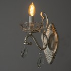 Бра "Кеншин" 1х60Вт Е14 белый 21х12х41см - фото 24159138