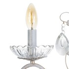 Бра "Кеншин" 1х60Вт Е14 белый 21х12х41см - фото 24159140