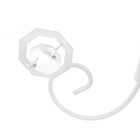 Люстра "Масаши" 3х60Вт Е27 белый/хром 52х52х26см - фото 24159183