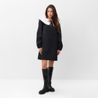Платье женское MIST с воротником, р. 42, черный 9910258