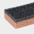 Губка с массажным слоем «Королевская Лилия», 16,5×10,5×5 см - фото 23078488