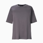 Футболка женская MIST Basic, графит, р. L-XL - фото 24544631