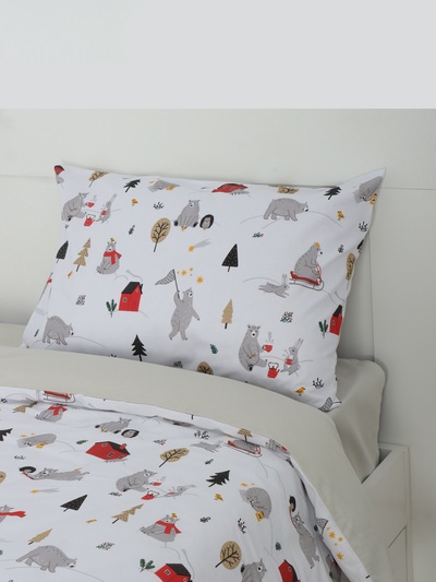 Постельное бельё 1.5-спальное «Этель. Лесные заботы», бязь