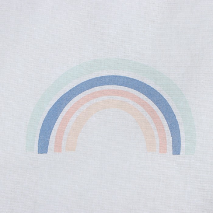 Постельное бельё Этель 1,5 сп Pretty rainbows, 143х215 см, 150х214 см, 50х70 см -1 шт, 100% хл, бязь