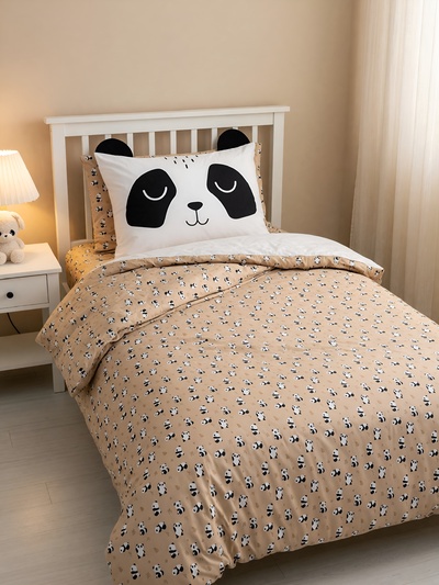 Постельное бельё 1.5-спальное «Этель» Lazy panda, бязь