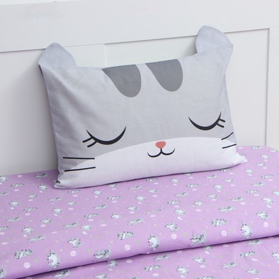 Постельное бельё 1.5-спальное «Этель» Funny cat, бязь