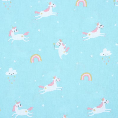 Постельное бельё 1.5-спальное «Этель» Magical unicorn, бязь