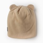 Шапка-шлем детский, цвет бежевый, размер 42-44 - фото 23367153