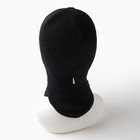 Шапка-шлем детский, цвет черный, размер 46-48 - Фото 3