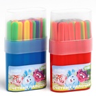 Счетные палочки 50 штук, в пластиковом пенале, МИКС «Смешарики» - Фото 4