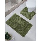 Набор ковриков для ванной, размер 50x40 см, 50x80 см - фото 301163681