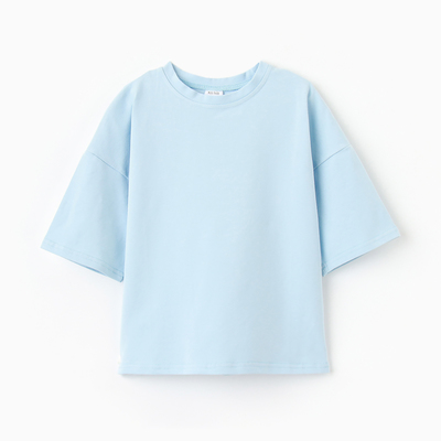Футболка детская MINAKU: Basic Line KIDS, голубая, рост 92 см