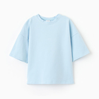Футболка детская MINAKU: Basic Line KIDS, цвет голубой, рост 104 см - Фото 2