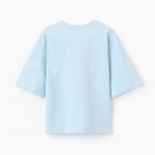 Футболка детская MINAKU: Basic Line KIDS, цвет голубой, рост 104 см - Фото 5