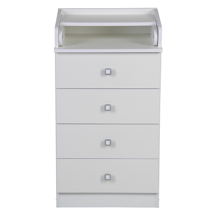 Комод пеленальный детский Фея 1550, 50×47×92 см, 4 ящика, белый - Фото 1