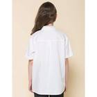 Блузка для девочек, рост 122 см, цвет белый - Фото 3