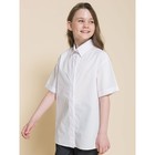 Блузка для девочек, рост 122 см, цвет белый - фото 109973565