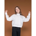 Блузка для девочек, рост 122 см, цвет белый - фото 301454575