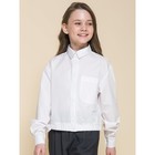 Блузка для девочек, рост 122 см, цвет белый - Фото 2