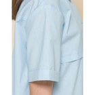 Блузка для девочек, рост 122 см, цвет голубой - Фото 5