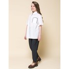 Блузка для девочек, рост 128 см, цвет белый - Фото 8