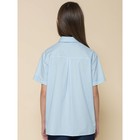 Блузка для девочек, рост 152 см, цвет голубой - Фото 4