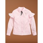 Блузка для девочек, рост 164 см, цвет розовый - фото 304607209
