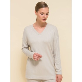 Пуловер женский, размер 42, цвет светло-серый