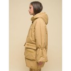 Куртка для девочек, рост 104 см, цвет бежевый - Фото 3