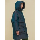 Пальто для девочек, рост 104 см, цвет чёрный - Фото 4