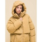 Пальто для девочек, рост 110 см, цвет бежевый - Фото 12