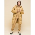 Пальто для девочек, рост 110 см, цвет бежевый - Фото 13
