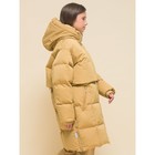 Пальто для девочек, рост 110 см, цвет бежевый - Фото 3