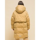 Пальто для девочек, рост 110 см, цвет бежевый - Фото 4