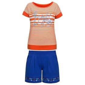 Пижама женская, размер XS, цвет orange